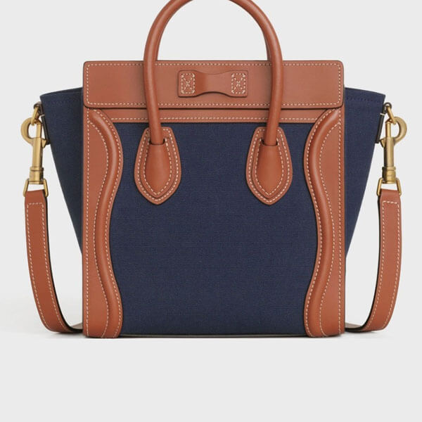 送料込【セリーヌ】偽物ラゲージナノドラムカーフスキンショルダーバッグ 柄 189242CIO